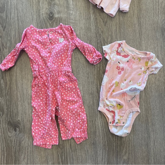 Lot Of 20 Baby Girls 6-9 Month Clothes - Romper Dresses Mixed - Picture 3 of 10